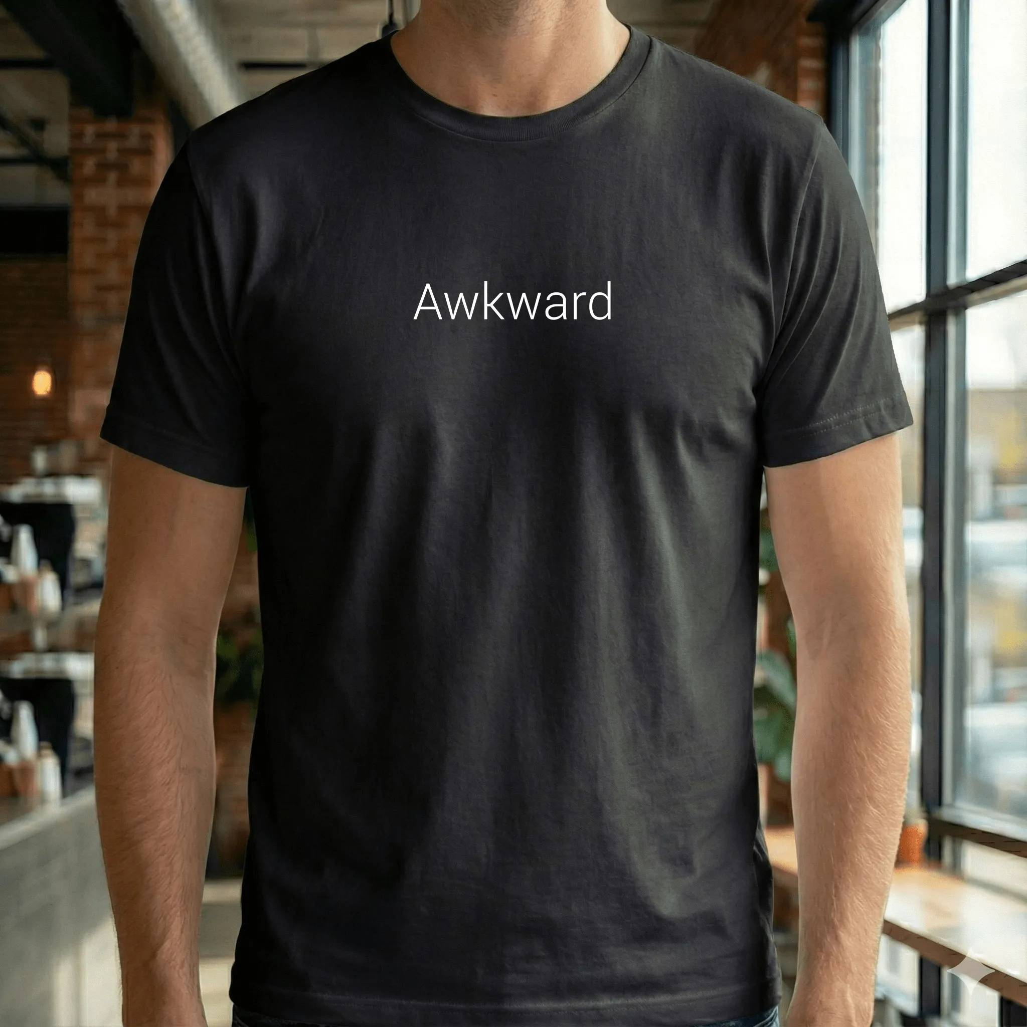 Awkward Roboto Light T-Shirt
